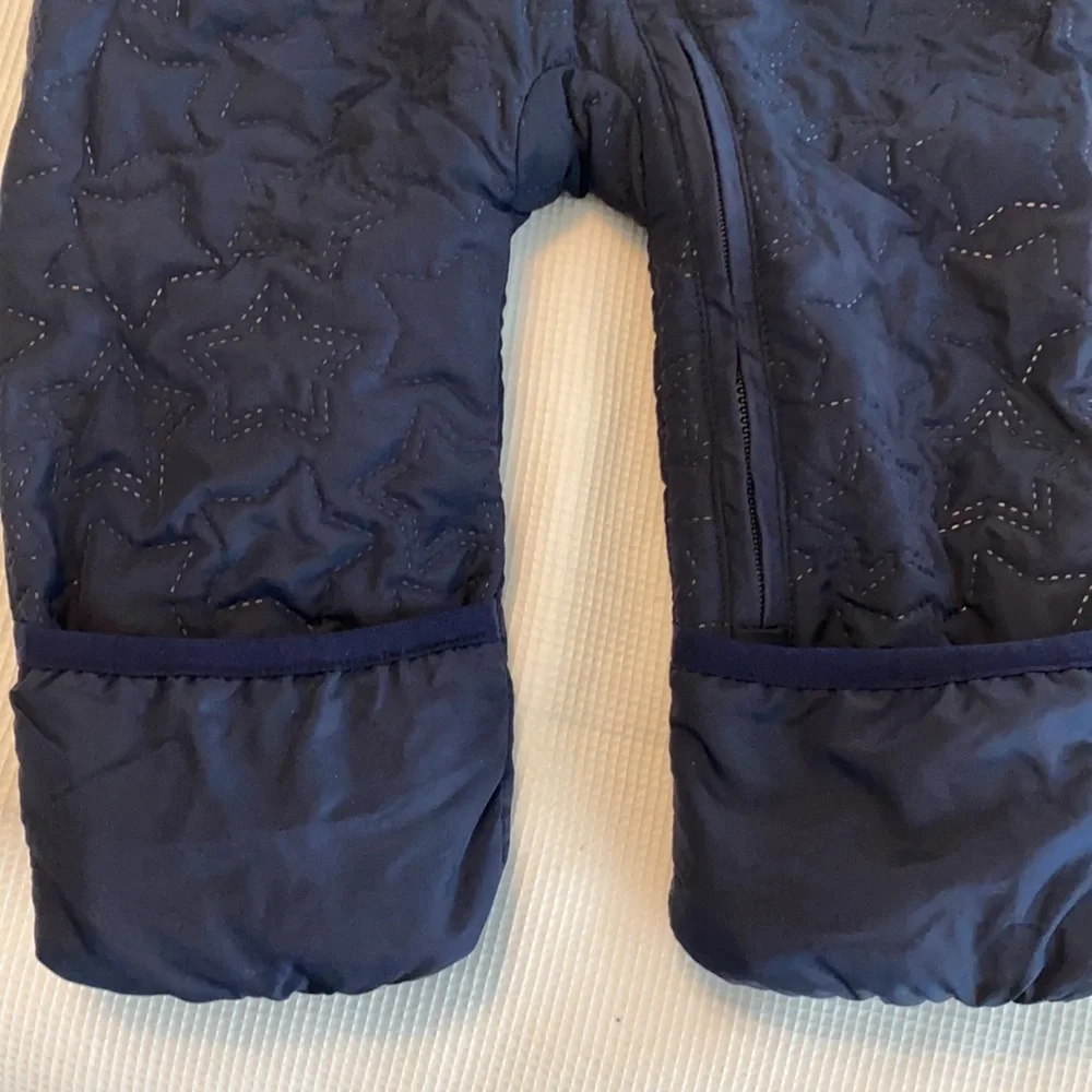 Baby Gap Jumpsuit Quitted Star Navy Blue 6-12 M